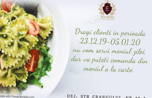 Elyon, Dej Comida