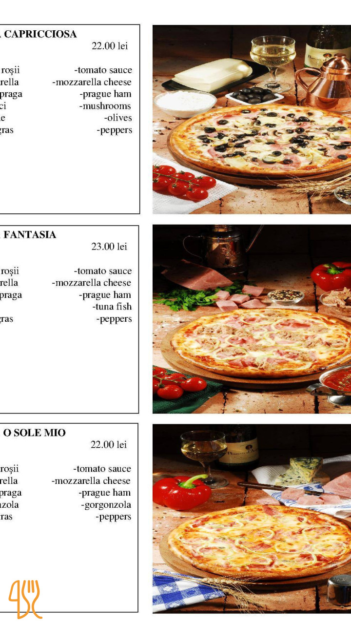 Pizza Miraj Meniu