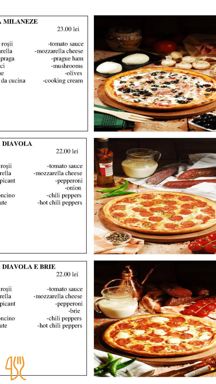Pizza Miraj Meniu