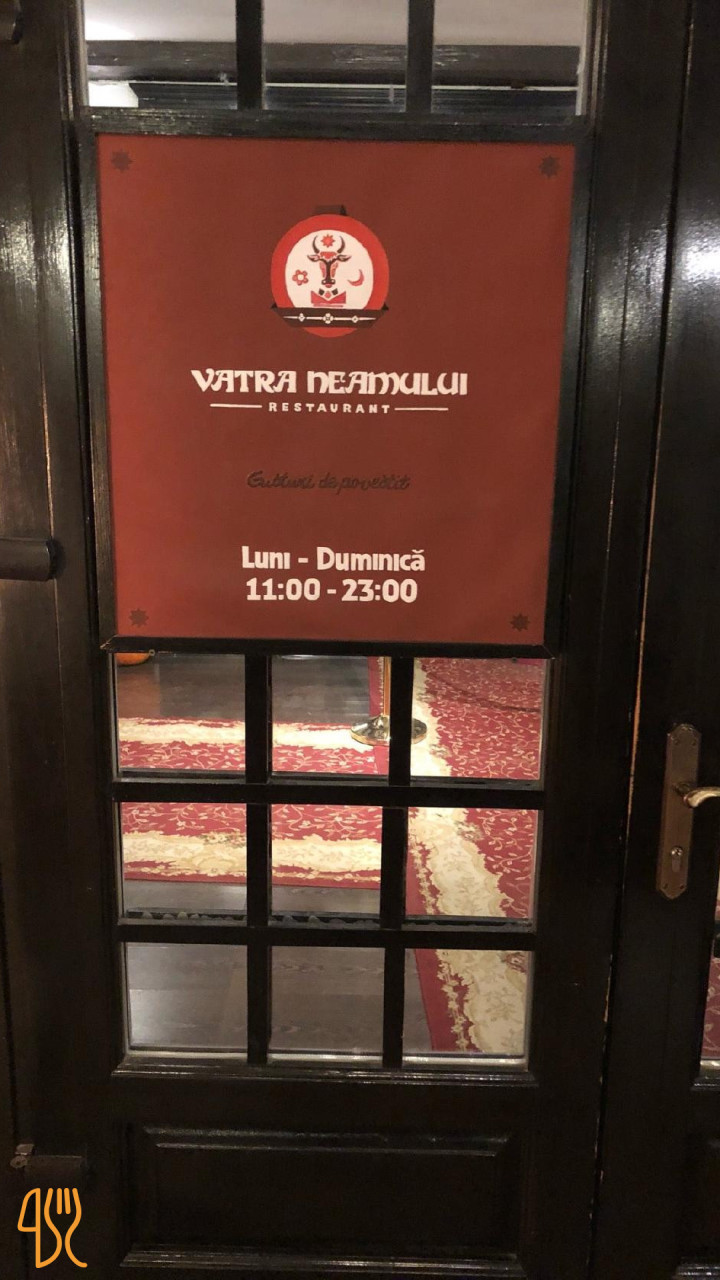 Vatra Neamului Restaurant Meniu