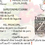 Zahana Verdetei Bucuresti Meniu