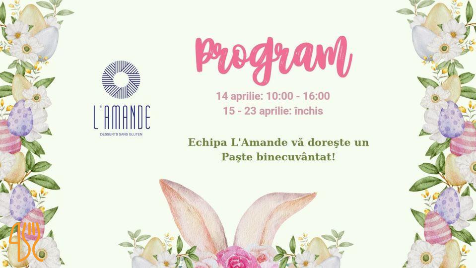 L'amande Meniu
