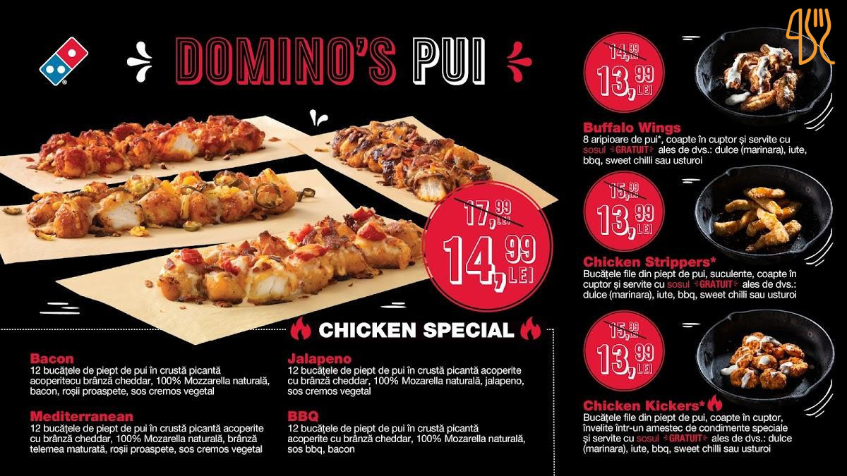 Domino's Pizza Unirii Meniu