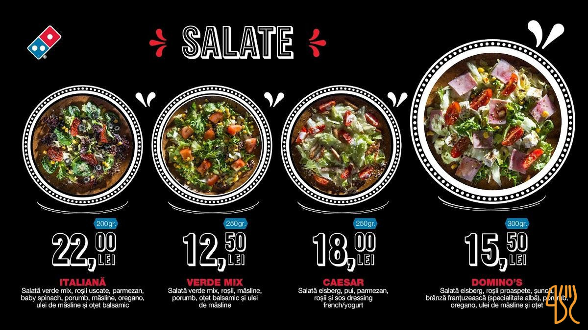 Domino's Pizza Unirii Meniu