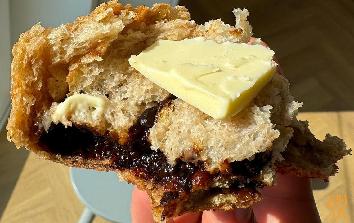 Paine Cu Maia Loaf Mâncare