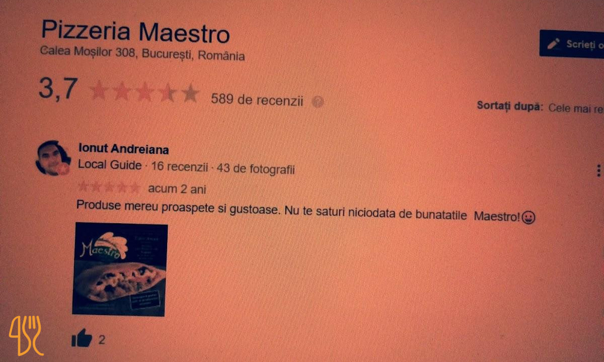 Maestro Pizza Meniu