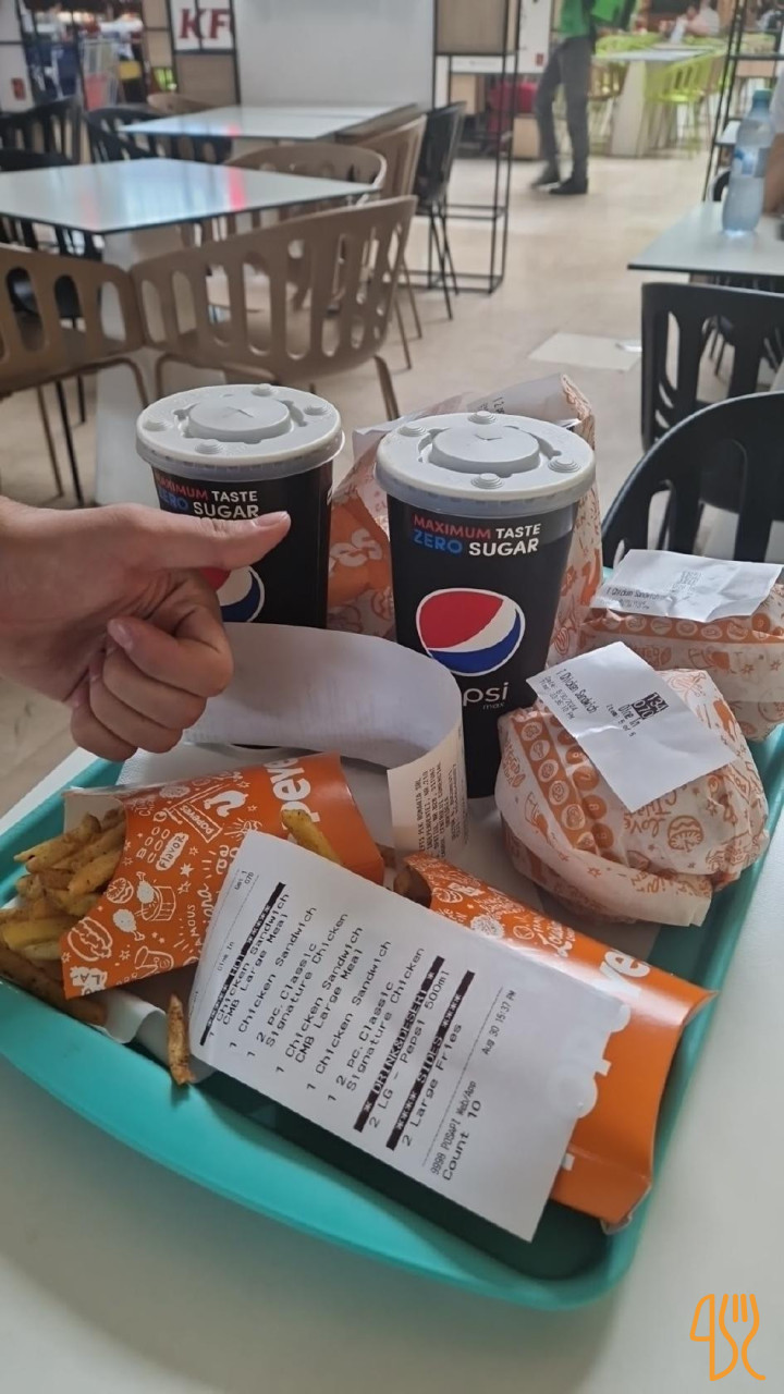 Popeyes Meniu