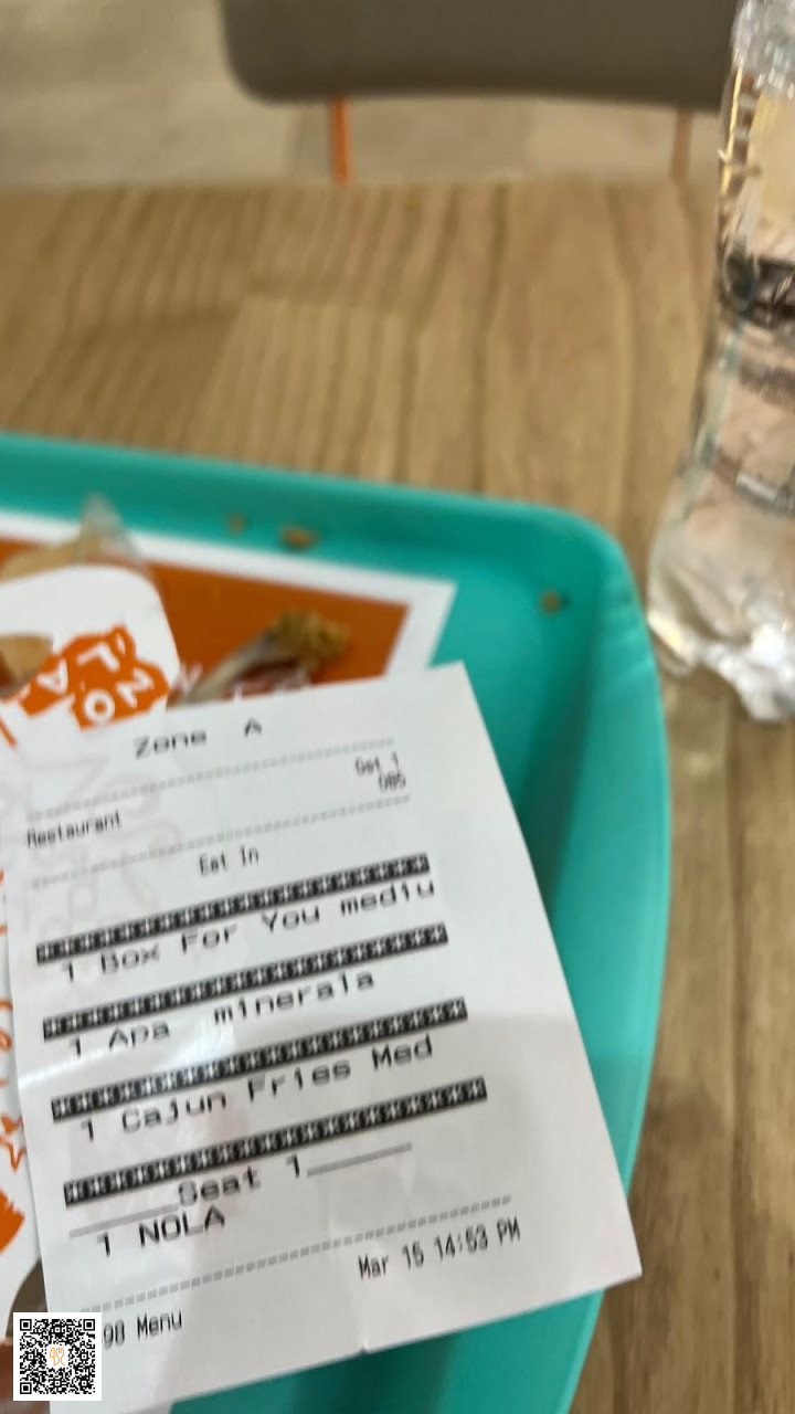 Popeyes Meniu