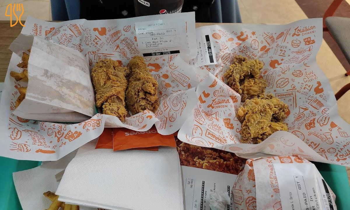 Popeyes Meniu