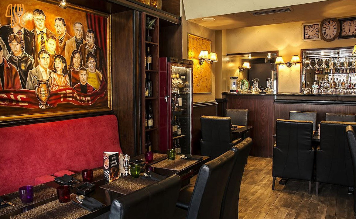 Trattoria Il Calcio Floreasca În interior