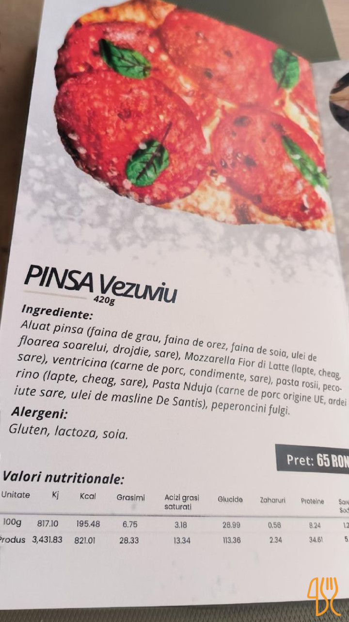 Occhio Pinsa Meniu