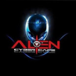 Alien Cyber Cafe Logo