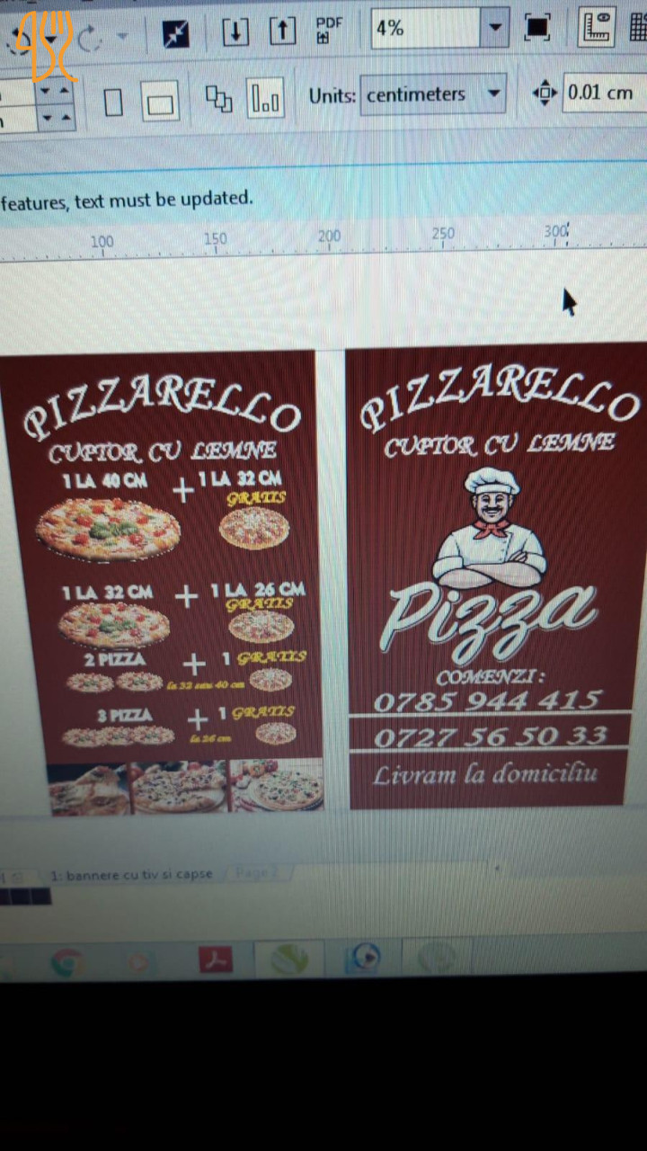 Pizzeria Il Pizzarello Meniu