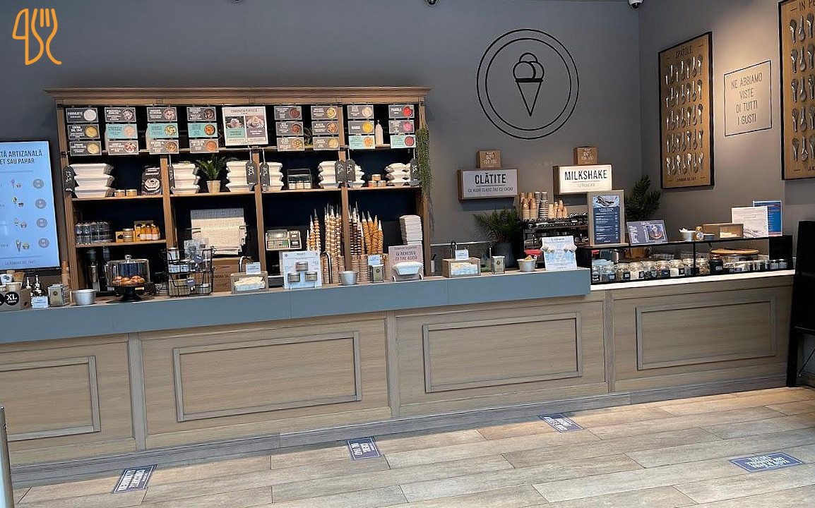 Gelateria La Romana În interior