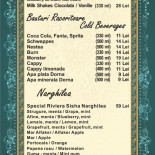 Narghilea Cafe Riviera Speisekarte