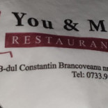 Restaurant You & Me Carte