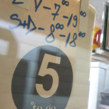 5 To Go Meniu