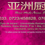 Asia Kitchen Home Made Asian Food Meniu