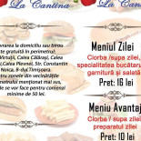 La Cantina Meniu