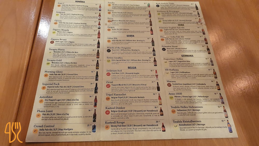 Colin's Gastro Pub Meniu