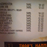 Thor's Hammer Meniu