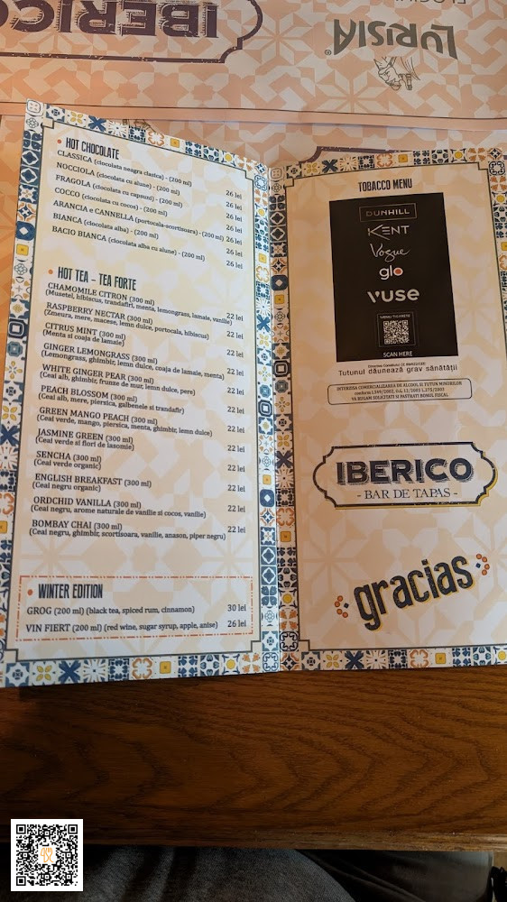 Iberico Meniu