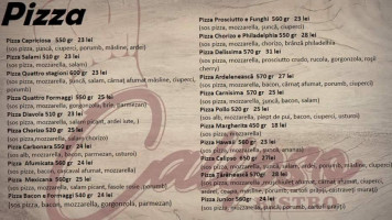 Calipso Bistro Carte