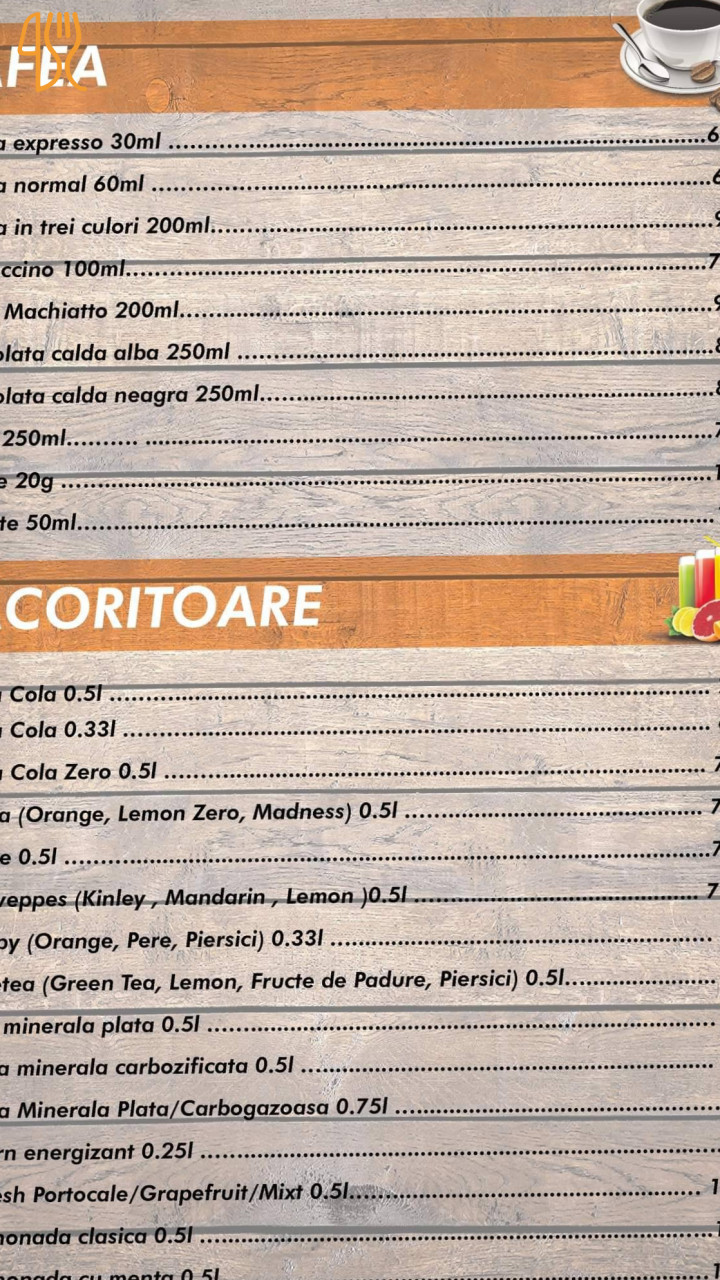 Pizzeria La Marie Meniu