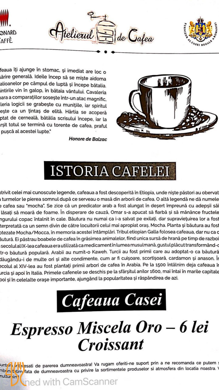 Atelierul de Cafea Mâncare