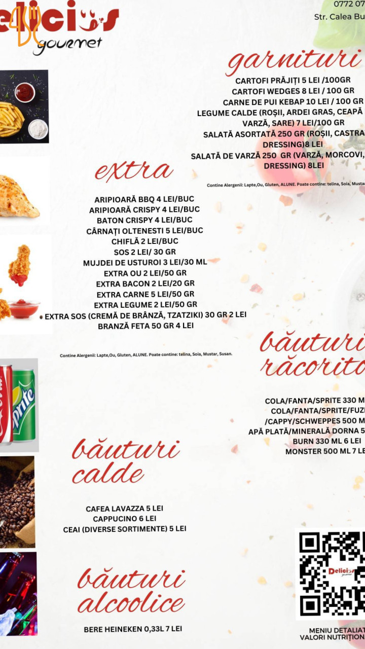 Delicios Gourmet Meniu