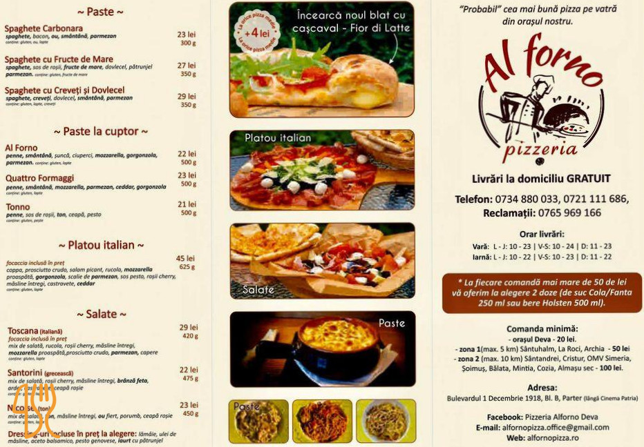 Pizzeria Al Forno Centru Mâncare