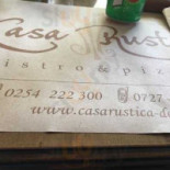 Casa Rustica Nourriture