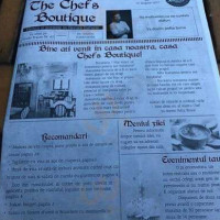 Chef's Boutique Carte