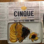 Cinque Bistro Nourriture