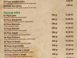 Pizzeria Al Piano menu