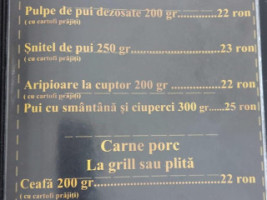 Ianis Place menu