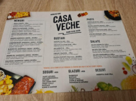 Casa Veche menu