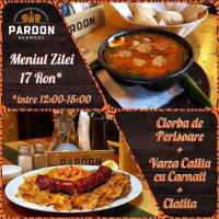 Beraria Pardon menu