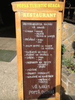 Seaca menu