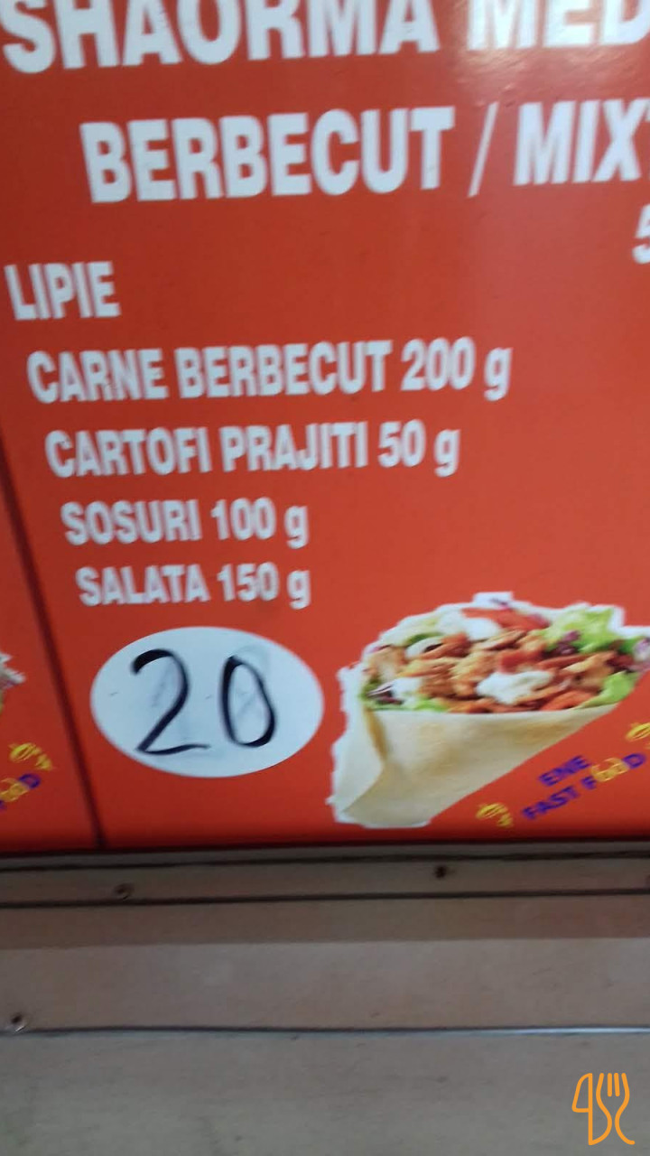 Ene Fast Food Meniu
