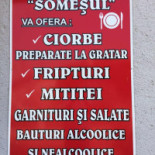 Cabana Somesul Meniu