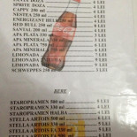 Pizzeria Eva Bechet Carta