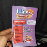 Julio's Pizza Carta