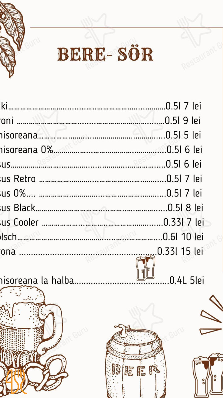 Hanul Retro Csárda Carte