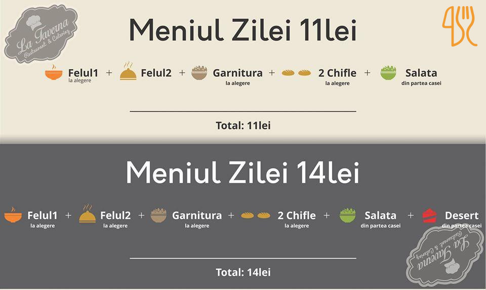 Taverna Viilor Meniu