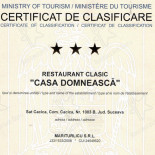Casa Domneasca Meniu