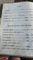 La Regep menu