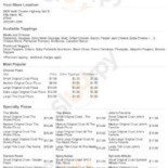Pizzeria Al Piano Meniu