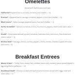 Club Trafic Restaurant Carte