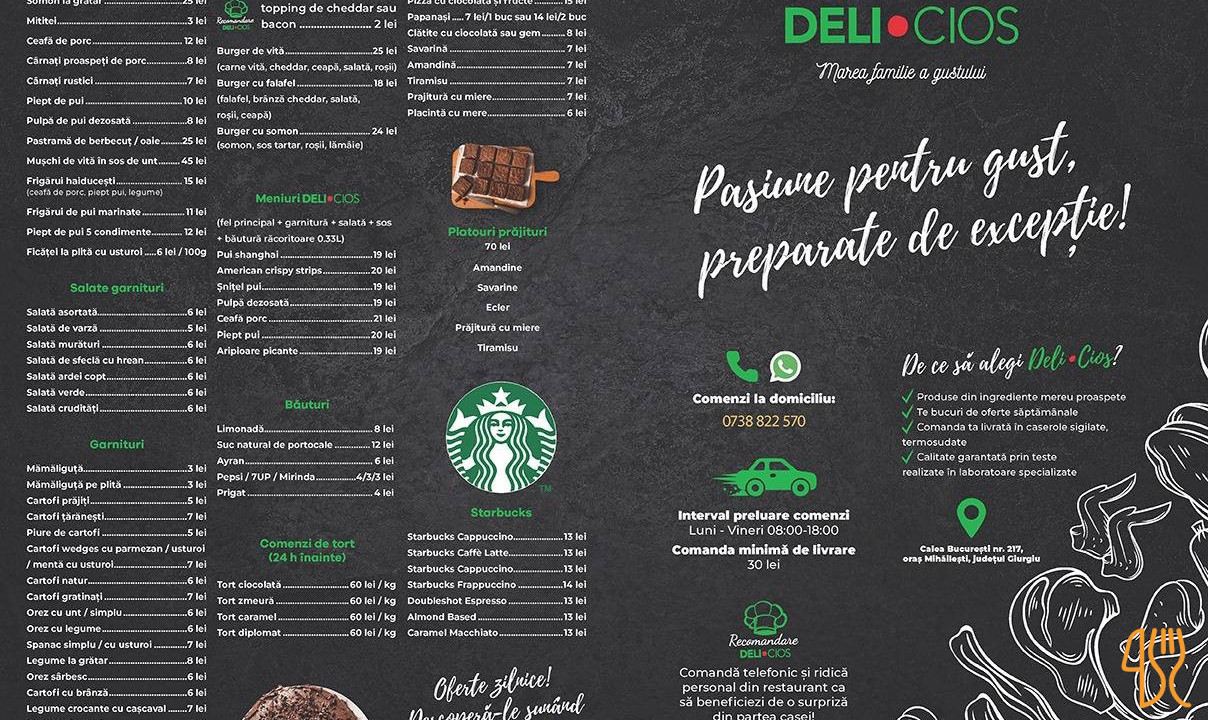 Deli•cios Fast Food Meniu